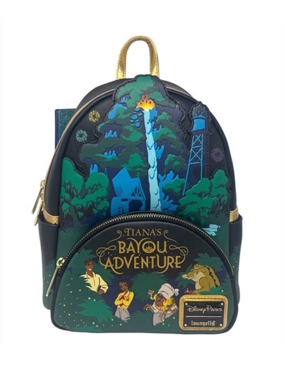 Loungefly Disney Tiana's Bayou Adventure Mini Backpack Glow in the Dark